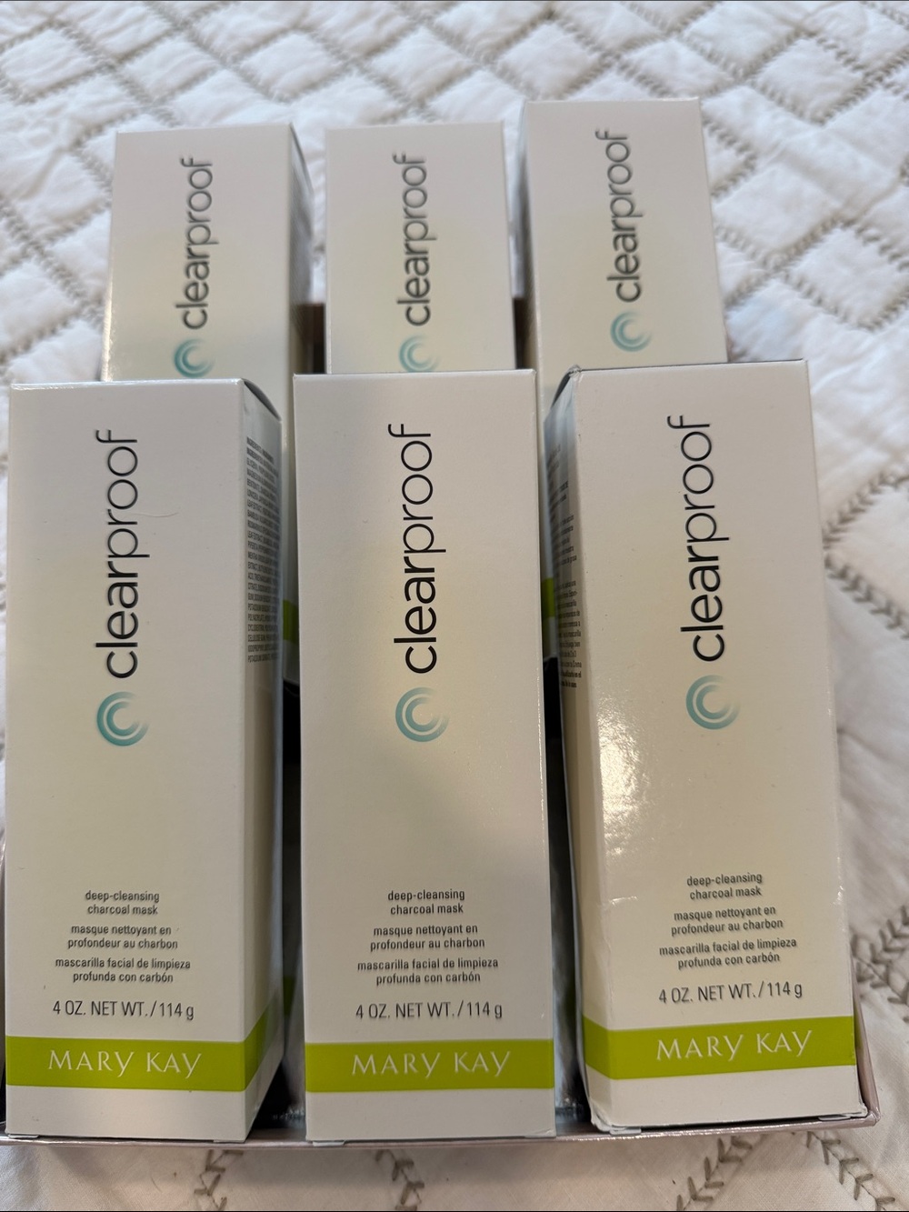 6 New Mary Kay Clearproof Deep-Cleansing Charcoal Masks